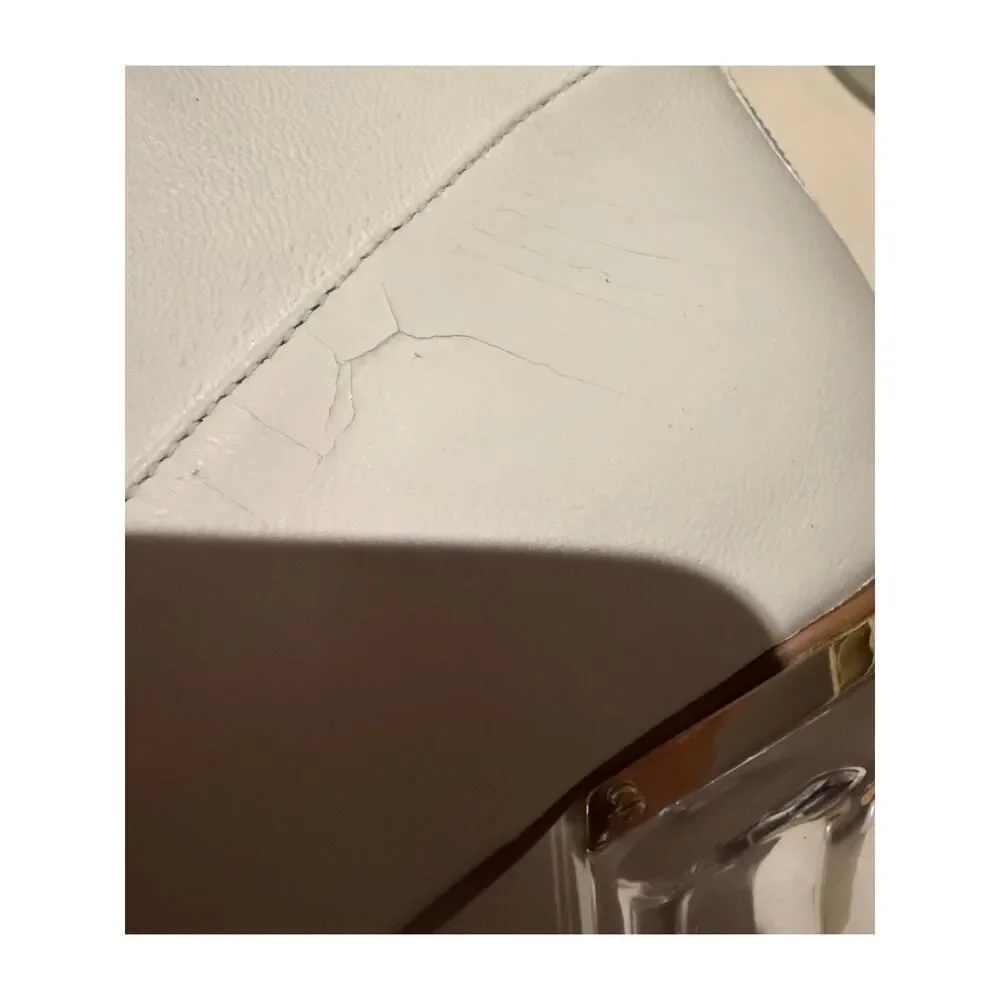 NWOT Anthropologie Cecilia Orchid Bloom White Boots Sz. 9